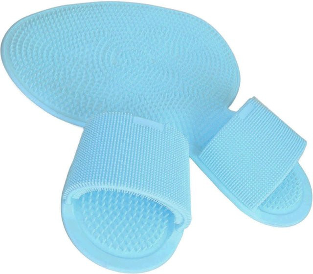 ZuiyouSports Duschmatte Fußschrubber, Silikon, Blau, Unisex - Bild 1