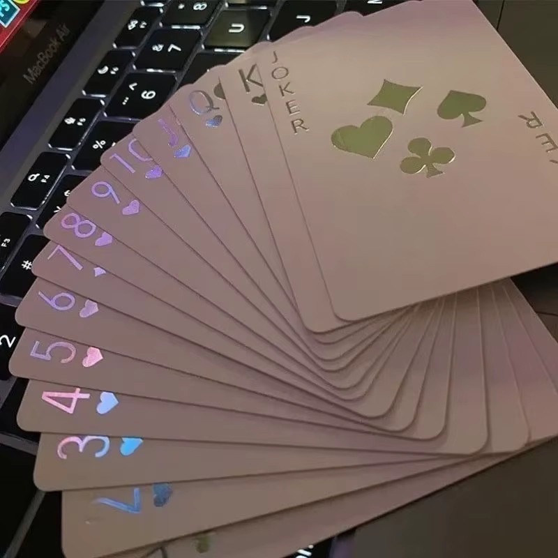Leuchtendes Poker-Kartenset, Partyspiel, Pappe / Karton - Bild 5