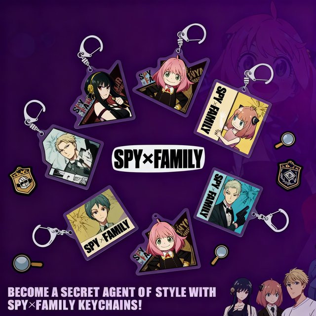 Bandai SPY×FAMILY Anya Forger Schlüsselanhänger, Acryl-Anhänger - Bild 1