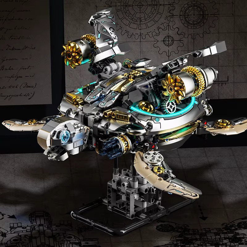 FUNXINEE Mechanische Meeresschildkröten-Bausteine, 1277 Teile - Bild 3