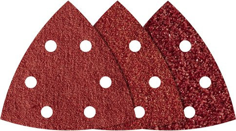 Wolfcraft Schleifblatt für Detail-Schleifer, 20 Stück, rot - Bild 1