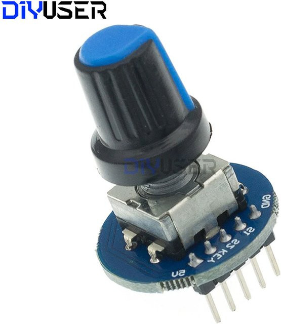 DIYUSER Drehgebermodul EC11 mit rundem Audio-Drehpotentiometer-Knopf für Brick Sensor Entwicklung - Bild 1