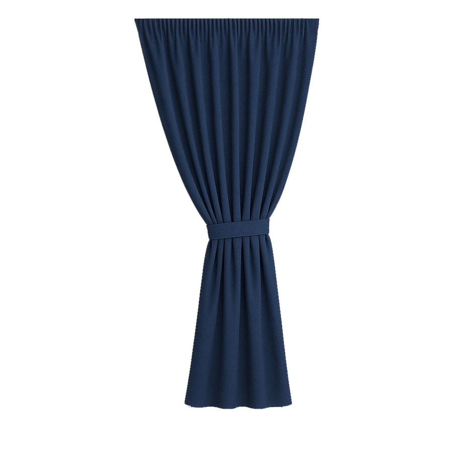 Setgarden Outdoor Vorhang für den Balkon, semi-transparent, Marine Blau, Breite: 155 cm, Höhe: 220 cm - Bild 2