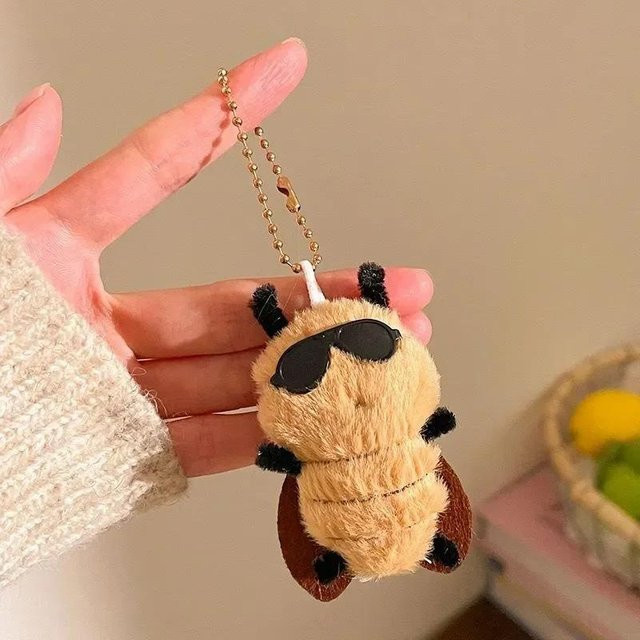 Yiran toy Schlüsselanhänger Kakerlakenförmig, Plüsch, Kinder - Bild 1