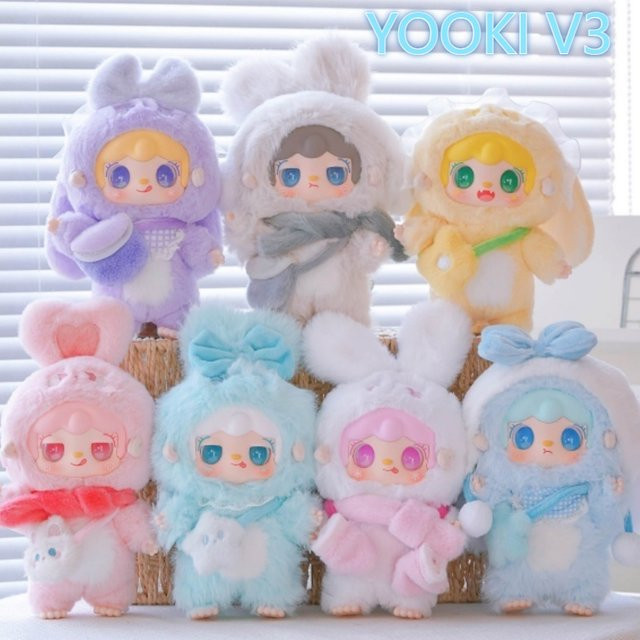 52TOYS Yooki V3 Warm Bunny Serie, Plüsch Blind Box, Plüsch Puppe - Bild 1
