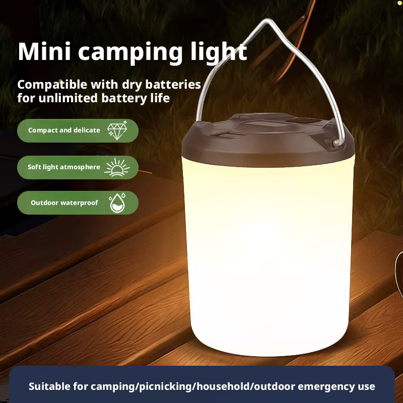 ESMARTER Camping Laterne Weiß Tragbare Outdoor Beleuchtung für Garten und Zelt - Bild 2