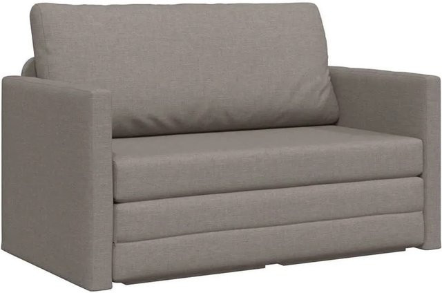 vidaXL Schlafsofa modern in Taupe mit Stoffbezug und abnehmbaren Bezügen - Bild 1