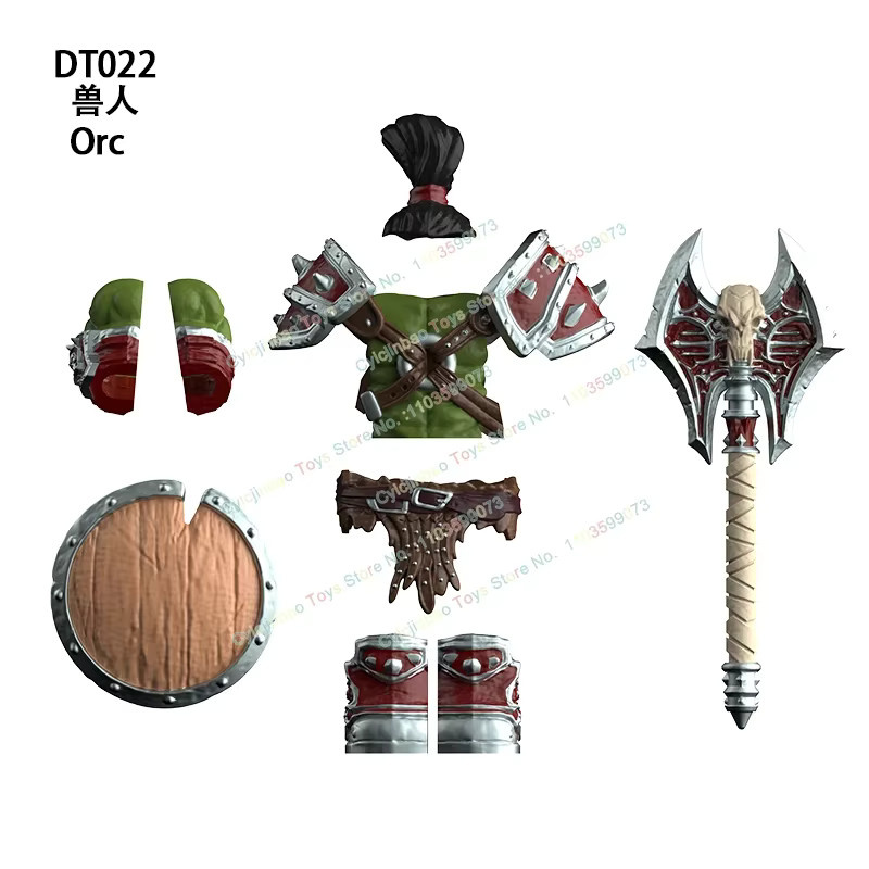 cyicjinbao Warcraft Warriors Baustein, Actionfiguren, Ritter, Fantasy - Bild 3