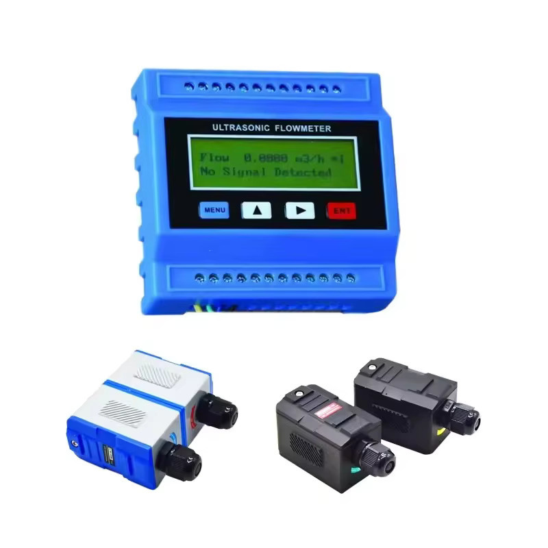 JUNTEK TUF-2000M Digitaler modularer Ultraschall-Durchflussmesser TS-2 TM-1 TL-1 Wandler in Blau mit Messbereich DN15-6000mm - Bild 2