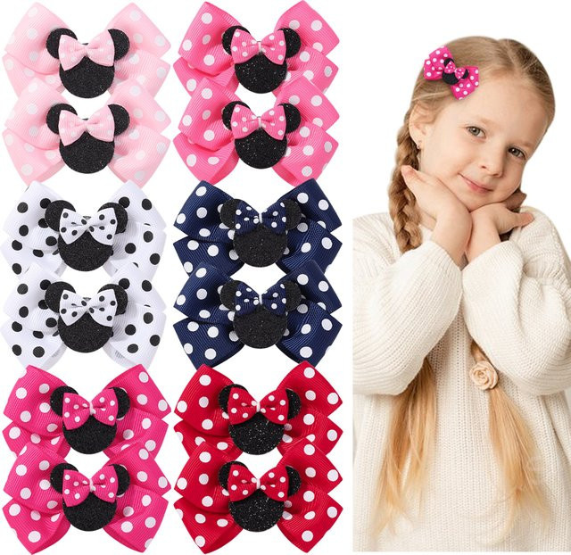 BABY BOWS Haarspange, Schleife, Polka Dot Muster, Kinder - Bild 1