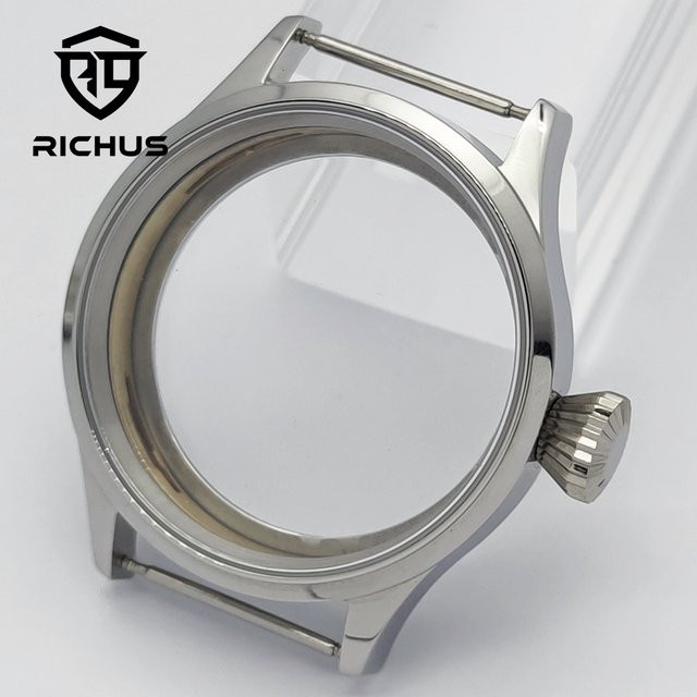RICHUS Uhrengehäuse Edelstahl, Silber, 43 mm - Bild 1