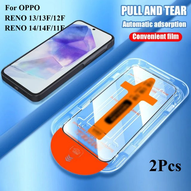 2 Stück Premium gehärtetes Glas Displayschutz für OPPO Reno 14F 14 Pro 13F 12F 11F 12SF 13FS transparent - Bild 1