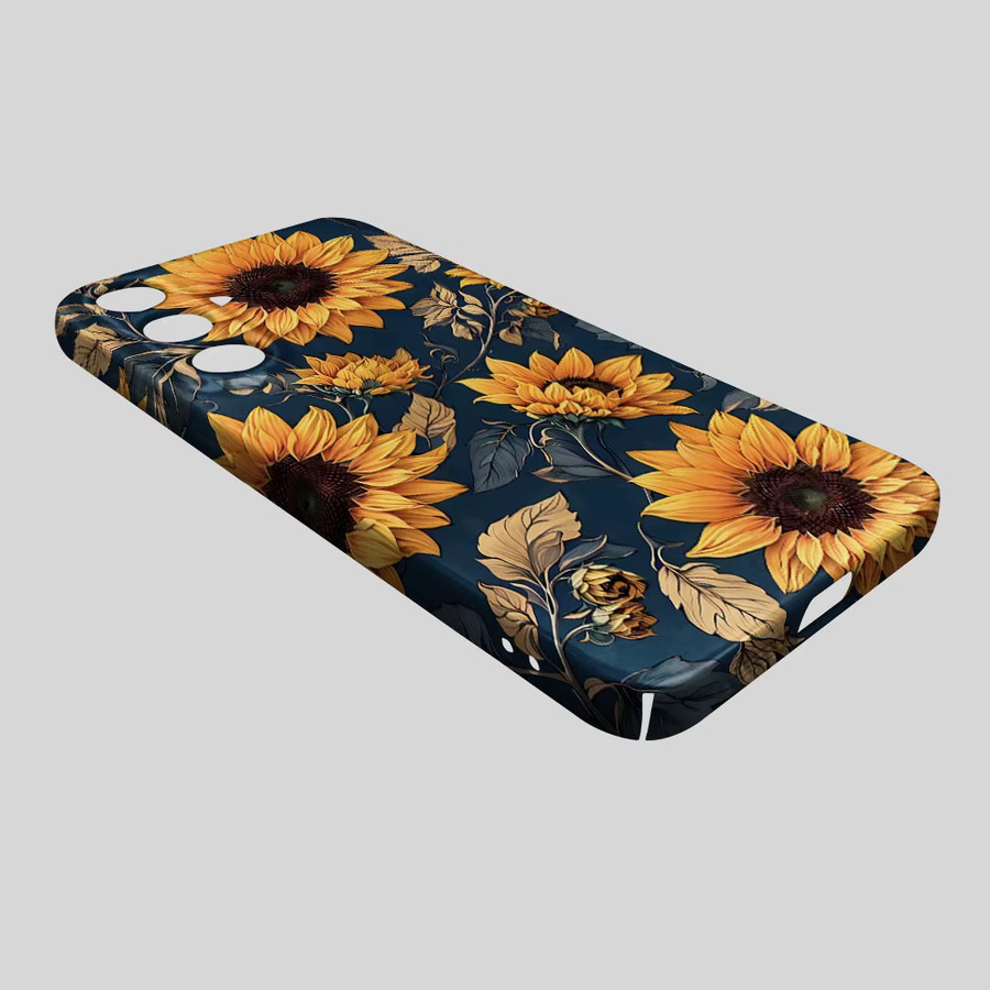Stoßfeste Handyhülle mit Sonnenblumen-Design für Samsung Galaxy S26 S25 S24 S23 S22 Plus S21 Ultra Edge FE, Hart-PC, Mehrfarbig - Bild 4