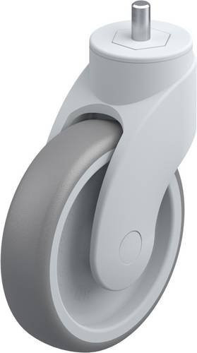 Blickle Lenkrolle LWG-TPA 126G-GS10 in Grau und Silber mit 125 mm Rad-Durchmesser und 110 kg Tragfähigkeit - Bild 1