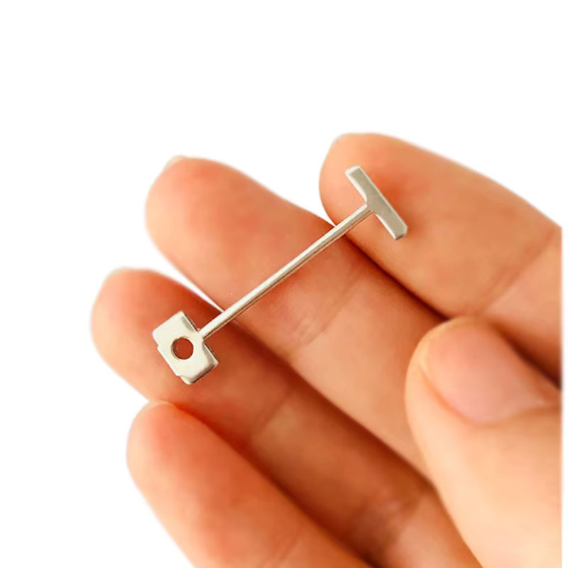 Bauwerk Ersatz Fliesen Nivellierung Nadeln aus Edelstahl, 50 Stück, Silber, 0,9 mm und 1,5 mm - Bild 2