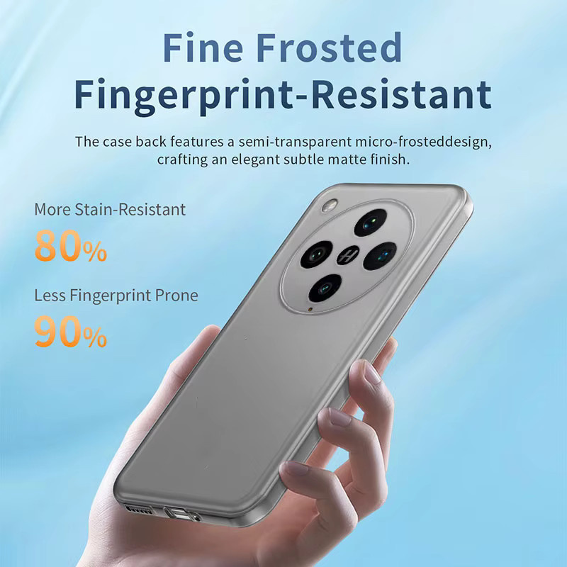 Transparente Silikon-TPU-Handyhülle für OPPO Find X9 X8 X8S Plus X7 Ultra Reno 15 Pro, stoßfeste Matte Abdeckung - Bild 2