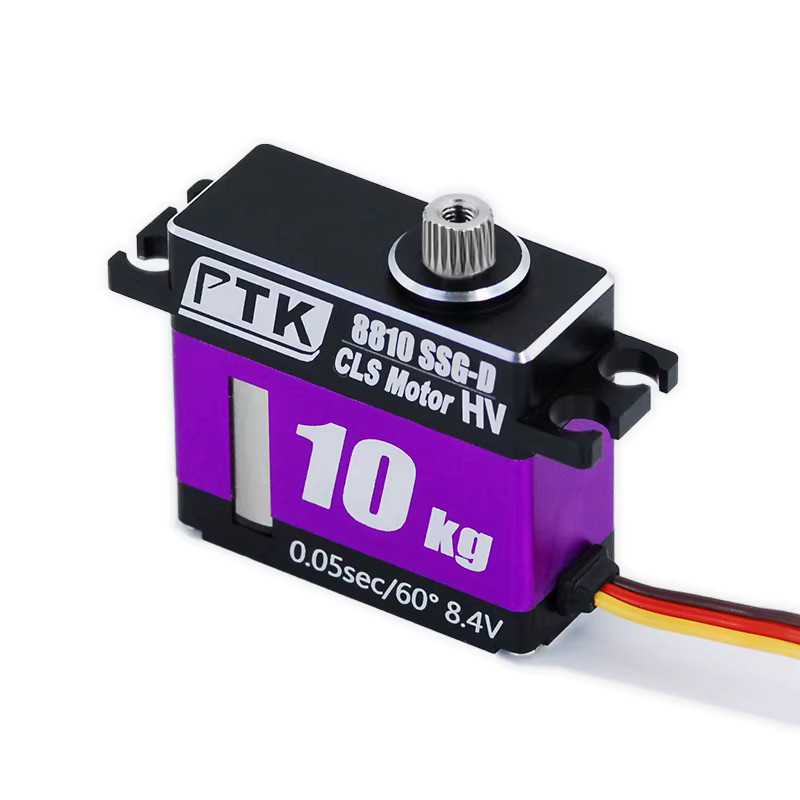 PTK MG-D10KG Geschwindigkeits-Servo, RC-Lenkservo-Motor, Edelstahlgetriebe, Programmierbarer Servo - Bild 6