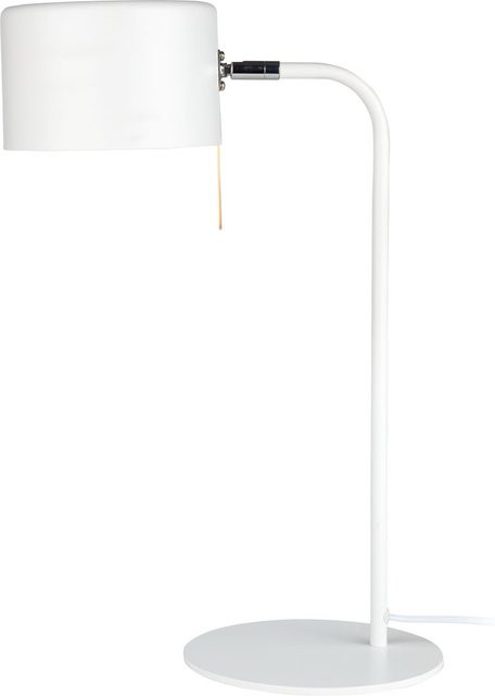 LIVARNO HOME Tischleuchte in Mattweiß, verstellbare LED-Tischlampe aus Stahl mit modernem Design - Bild 1