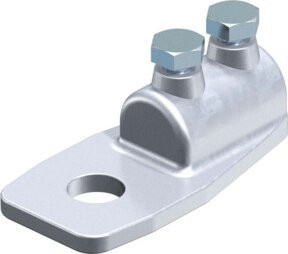 OBO Bettermann Endstück 8/10mm aus Zinkdruckguss in Silber - Bild 1
