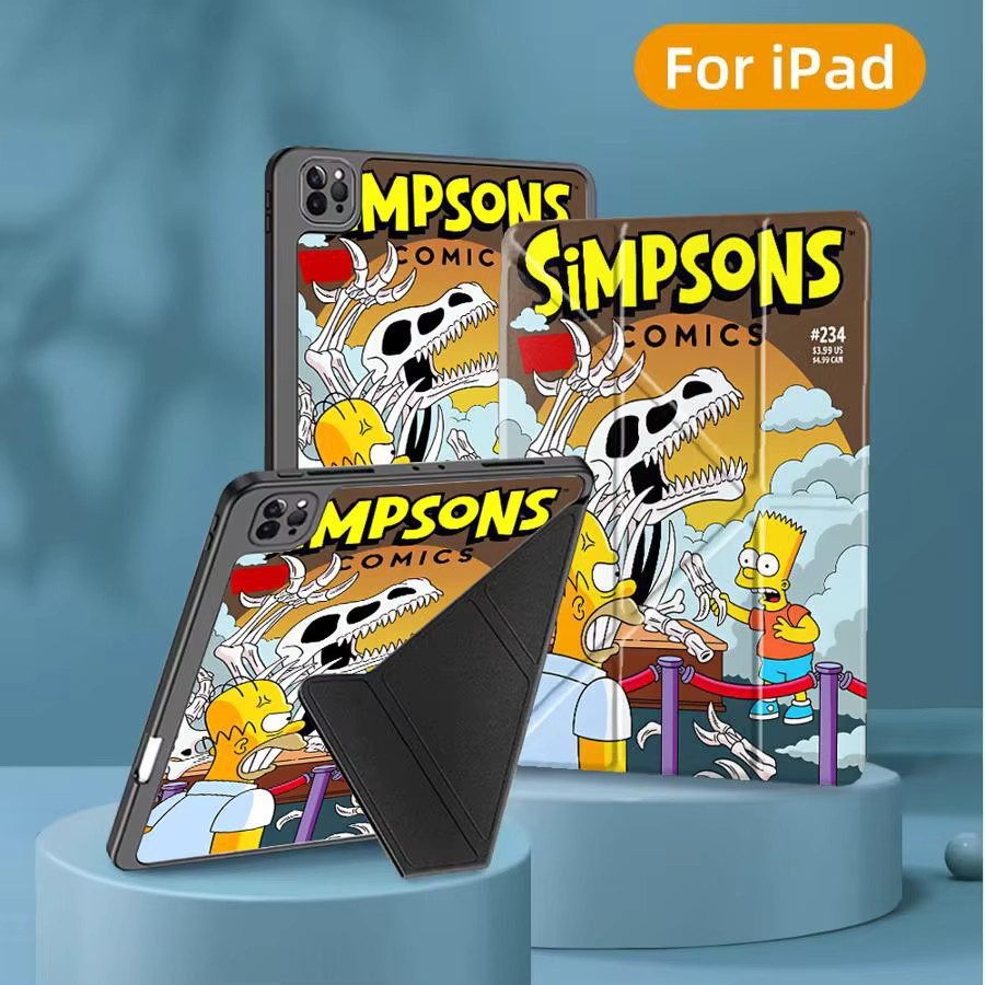Simpsons Dinosaurier Schutzhülle mit Halterung für iPad Mini 6, iPad Pro und iPad Air in Multicolour - Bild 5