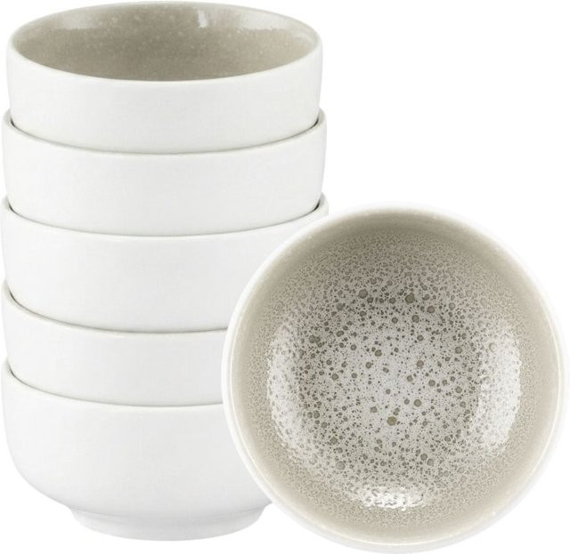 Seltmann Weiden Dipschalen Sento Home aus Keramik, Weiß, 6er Set, Durchmesser: 8,6 cm - Bild 1