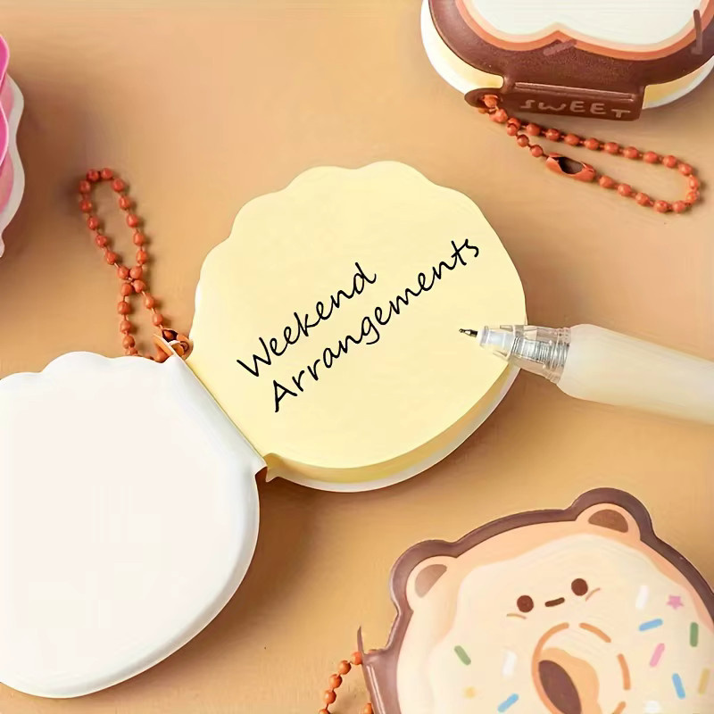 4-teiliges Set Mini-Notizbücher mit buntem Softcover und Dessert-Illustrationen in Mehrfarbig - Bild 2
