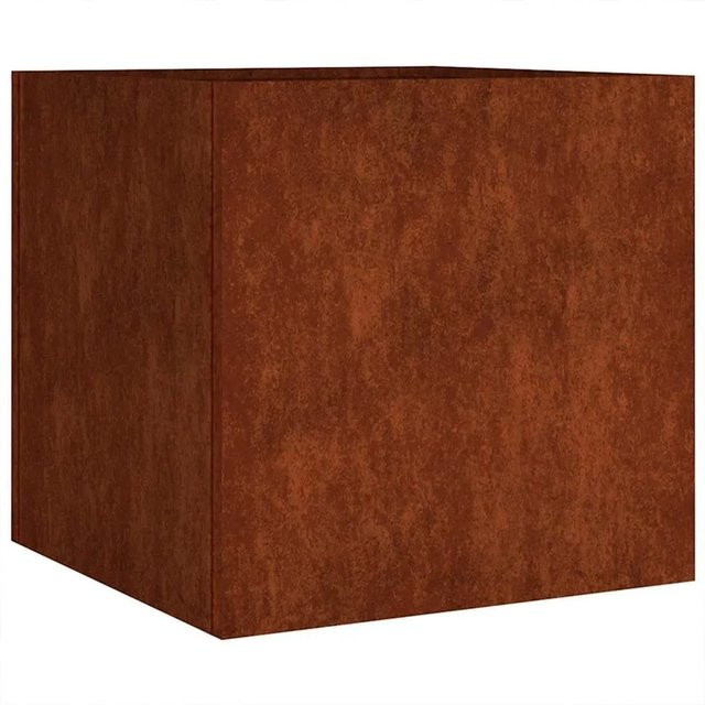 Furnicato Pflanzkübel aus Cortenstahl in Braun B: 40 cm, T: 41 cm, H: 40 cm - Bild 1