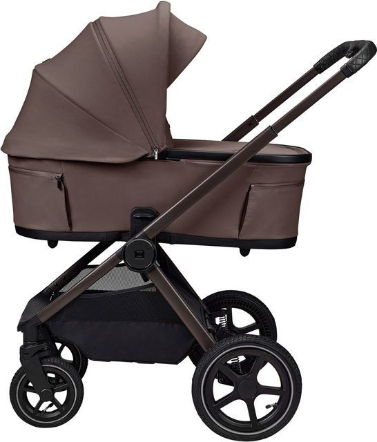 Moon Diamond Kombikinderwagen GIO FOLD Air in Grau mit Federung und Aluminiumgestell - Bild 1