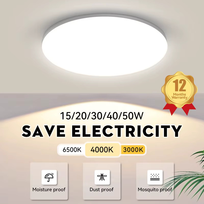 Moderne LED Deckenleuchte von CHENBEN in Weiß für Küche, Wohnzimmer und Schlafzimmer - Bild 3