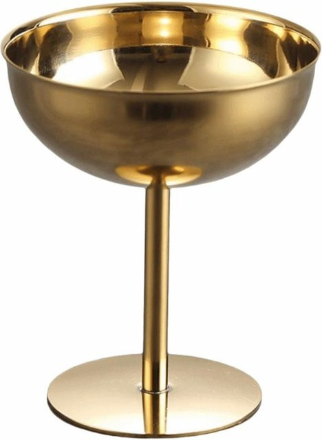 Edelstahl Eisbecher und Dessertschale Hausküche Gold 150 ml - Bild 1