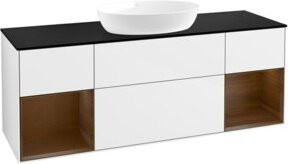 V&B Waschtischunterschrank Finion in Weiß lackiert, Breite: 160 cm, Tiefe: 50,1 cm, Höhe: 50,1 cm - Bild 1