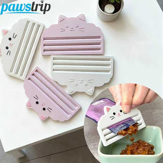 pawstrip Haustier-Nassfutter-Quetschlöffel für Katzen und Leckerlis in Pink - Bild 1