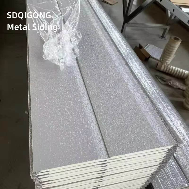 Dekorative isolierte Metall-Polyurethan-Sandwichplatte für Außenwände und Dächer, Dicke: 16 mm - Bild 3