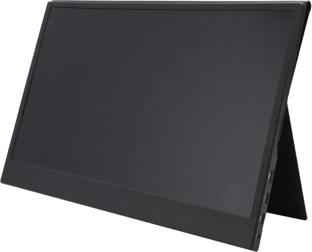 Honor Electronics 13,3 Zoll Monitor mit Full HD IPS Display und magnetischer Schutzhülle in Schwarz mit HDMI, USB-C und 3,5 mm Klinke - Bild 1
