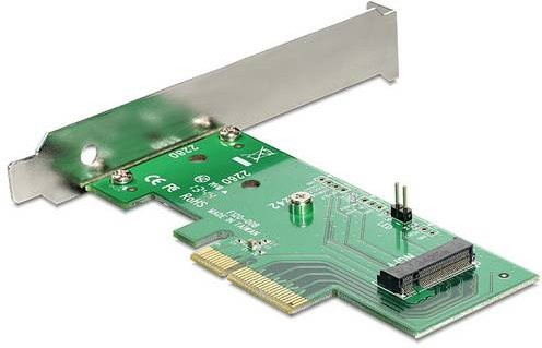 Delock 89370 PCI-Express x4 Karte für 1 x intern NVMe M.2 Key M SSD Controller im Low Profile Formfaktor - Bild 1
