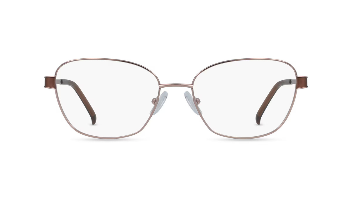 Fielmann BD 462 FLEX CL Korrektionsbrille, Vollrand, Quadratisch, Edelstahl, pink, Damen - Bild 1