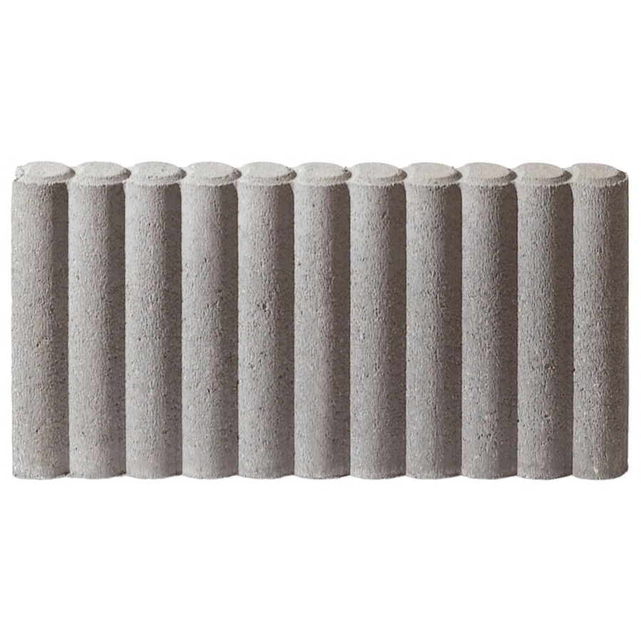 Diephaus Rundpalisaden-Randstein aus Beton in Grau oder Braun, B/H/T: 50 x 25 x 6 cm - Bild 2