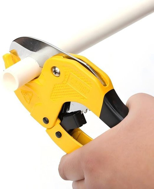 Tajima PVC-Rohrschneider DDG-35/42M/42L in Gelb für Kunststoff- und Aluminium-Kunststoff-Rohre - Bild 1