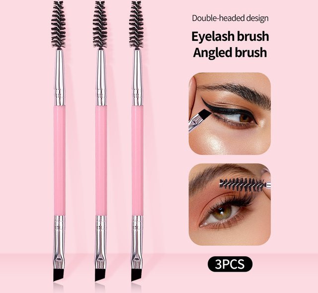 KOSSHOW 3-teiliges Set Wimpernbürste und Augenbrauenbürste, Damen - Bild 1