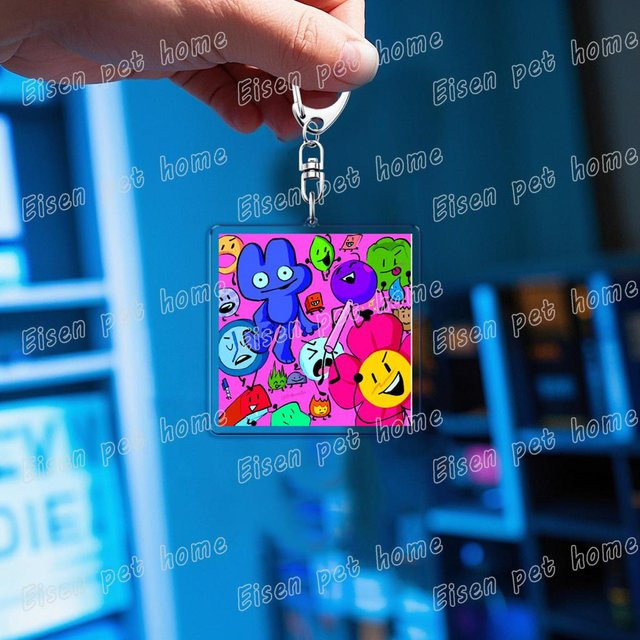 CHIC STUDIO Schlüsselanhänger Cartoon Bfb Fourx, Blue, Unisex - Bild 1