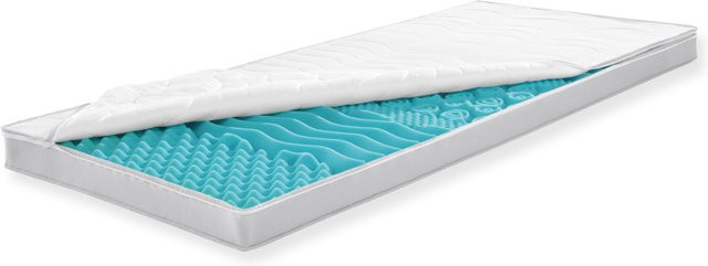 f.a.n. 7-Zonen Kaltschaum-Topper BIG KOMFORT PLUS, Weiß, B: 100 cm, L: 200 cm - Bild 1
