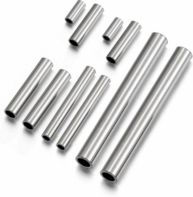 YUTOPIE Edelstahlrohre Verbinder Spacer, Perlen Zubehör, Unisex - Bild 1