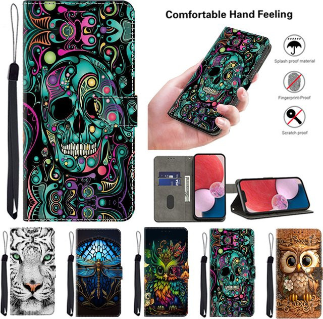 KEDBBAO 3D Magnetische Flip Leder Brieftasche für iPhone 11 bis iPhone 17 Pro Max in Multicolor - Bild 1