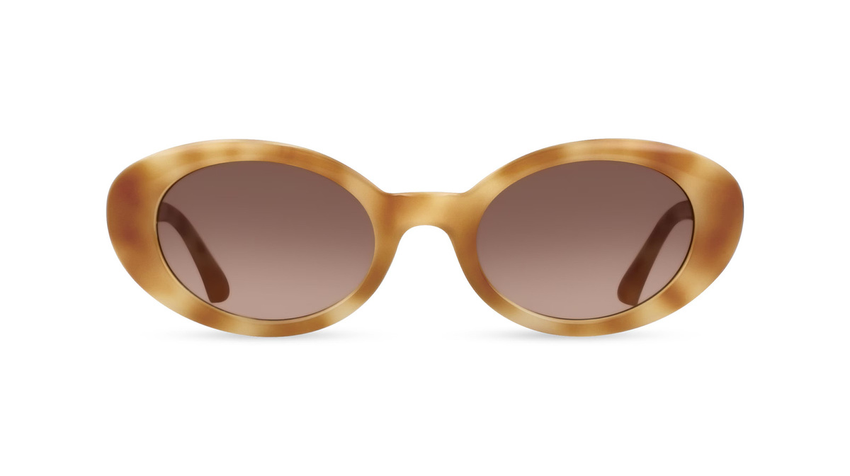 Fielmann MI 044 SUN Sonnenbrille, Vollrand, Oval, Acetat, braun, Damen - Bild 1
