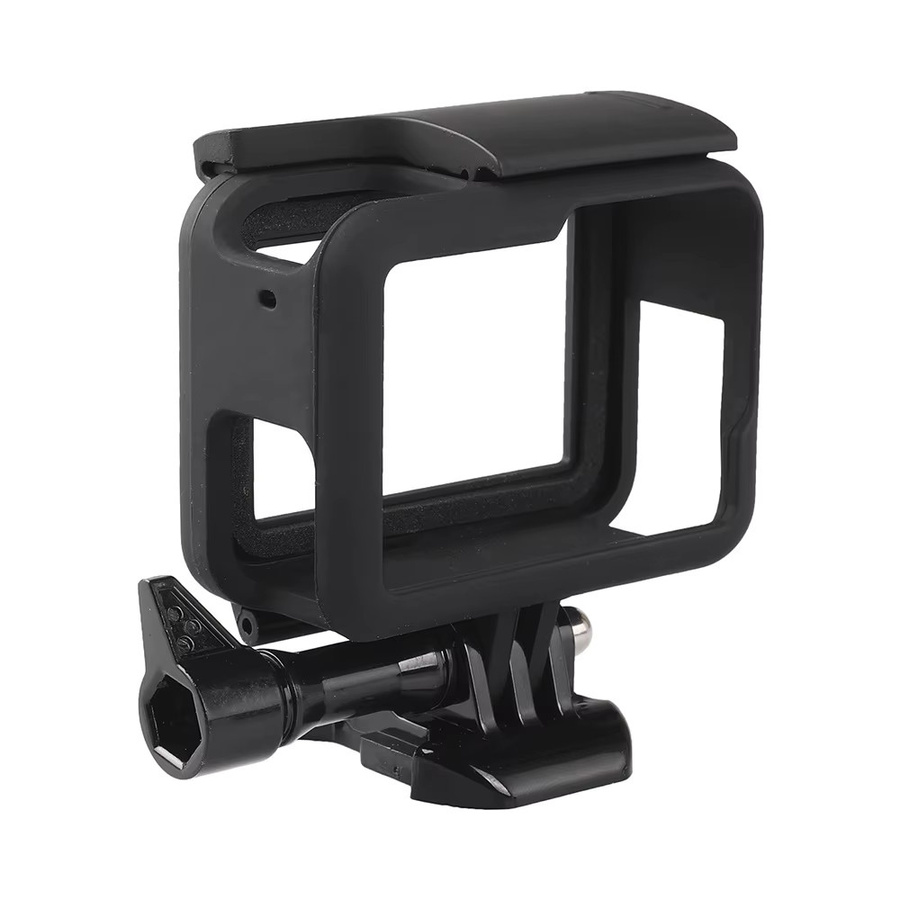 Schutzrahmen aus Kunststoff für GoPro Hero 5, 6 und 7 Action Kamera in Schwarz - Bild 3