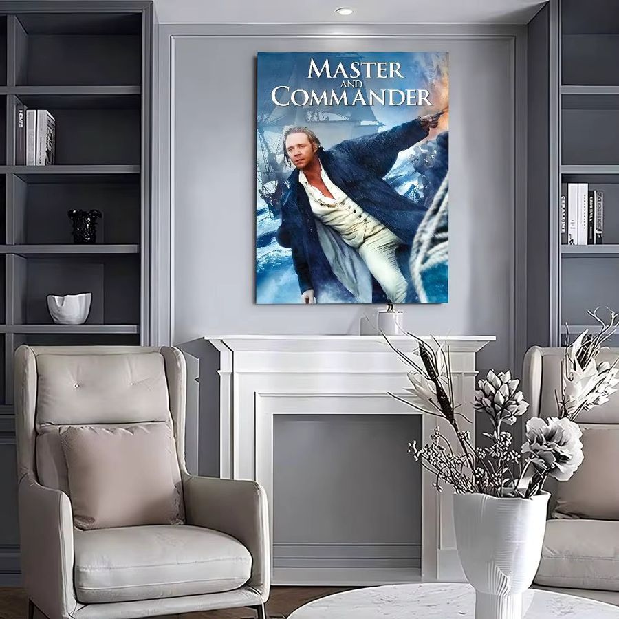 Vintage Filmposter Meister und Kommandant die Fernseite der Welt als Wanddeko im nordischen Stil ohne Rahmen - Bild 6