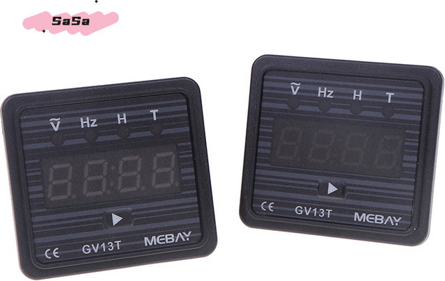 NCVHRT Digitalanzeige für Dieselgeneratoren mit Voltmeter und Frequenzmesser, AC220V und AC380V, Schwarz - Bild 1