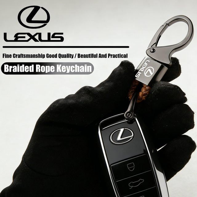Lexus Schlüsselanhänger, Zinklegierung, handgewebt - Bild 1