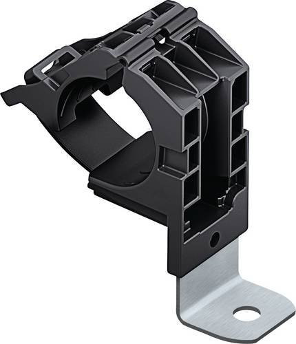 HellermannTyton Befestigungselement RCC90SM6-PA66HIRHSUV/ST schraubbar, Schwarz, Bündel-Ø-Bereich: 19,40 bis 36 mm - Bild 1