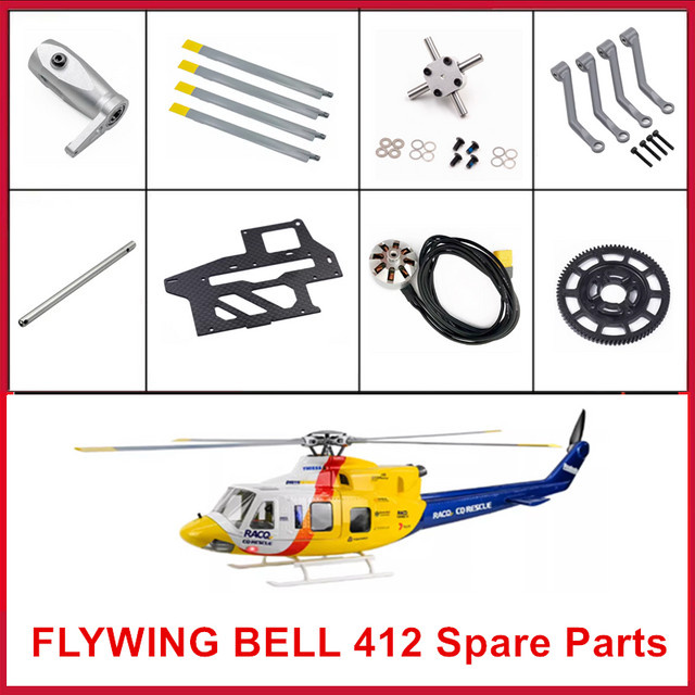 FLYWING Bell 412 Modellhubschrauber-Teile, RC Hubschrauber-Zubehör, Metall - Bild 1